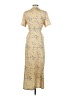 CAARA 100% Polyester Tan Casual Dress Size XS - photo 2