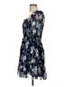 Wilfred 100% Polyester Paisley Blue Cocktail Dress Size L - photo 5