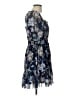 Wilfred 100% Polyester Paisley Blue Cocktail Dress Size L - photo 4