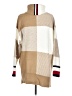 Tommy Hilfiger 100% Acrylic Color Block Tan Pullover Sweater Size L - photo 2