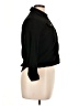 Walking on Sunshine 100% Polyester Black Cardigan Size XL - photo 4