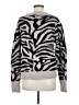 The Korner Animal Print Silver Pullover Sweater Size Med - Lg - photo 2