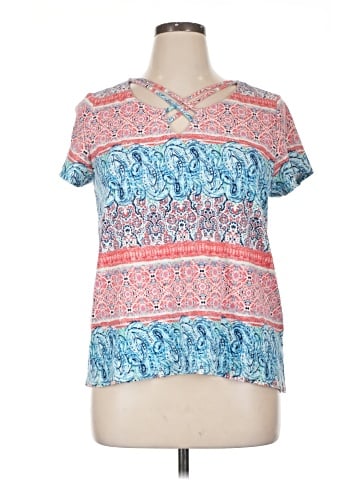 Ruff Hewn Short Sleeve Blouse (view 1)