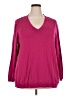 Ulla Popken Burgundy Pink Pullover Sweater Size XL (estimated) - photo 1