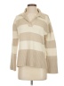 Gap 100% Cotton Stripes Tan Pullover Sweater Size XXS - photo 1