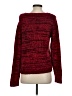 Sparkle & Fade Chevron-herringbone Red Pullover Sweater Size 4 - photo 2