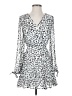 Great Jones 100% Polyester Animal Print Silver Cocktail Dress Size XS - photo 1