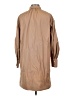 J.Crew 100% Cotton Brown 3/4 Sleeve Button-Down Shirt Size S - photo 2