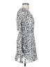 Great Jones 100% Polyester Animal Print Silver Cocktail Dress Size XS - photo 4
