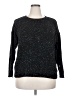 Calvin Klein Metallic Black Pullover Sweater Size XXL (estimated) - photo 1