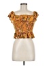 Assorted Brands 100% Rayon Gold Sleeveless Blouse Size M - photo 1