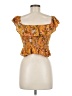Assorted Brands 100% Rayon Gold Sleeveless Blouse Size M - photo 2