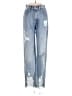 Assorted Brands 100% Cotton Hearts Blue Jeans Size 24 waist - photo 1