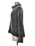 Cynthia Rowley TJX 100% Polyester Metallic Gray Turtleneck Sweater Size M - photo 5