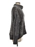 Cynthia Rowley TJX 100% Polyester Metallic Gray Turtleneck Sweater Size M - photo 4