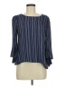 Drew 100% Rayon Blue 3/4 Sleeve Blouse Size M - photo 1