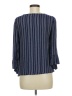 Drew 100% Rayon Blue 3/4 Sleeve Blouse Size M - photo 2