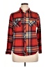 Passport 100% Polyester Plaid Red Long Sleeve Blouse Size 1X - photo 1
