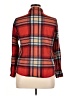 Passport 100% Polyester Plaid Red Long Sleeve Blouse Size 1X - photo 2