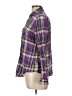 Chaps 100% Cotton Plaid Purple Long Sleeve Button-Down Shirt Size L - photo 5