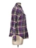 Chaps 100% Cotton Plaid Purple Long Sleeve Button-Down Shirt Size L - photo 4