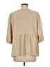 Shein 100% Polyester Tan 3/4 Sleeve Blouse Size 8 - 10 - photo 2