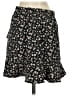 Originality 100% Polyester Floral Black Casual Skirt Size S - photo 2