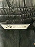Zara Metallic Black Shorts Size 6 - photo 3