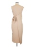 Shein Solid Tan Casual Dress Size M - photo 2