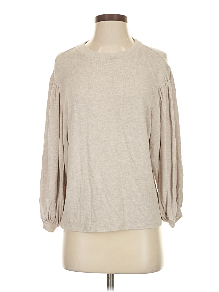 Pre-owned M Magaschoni Pullover Sweater In Tan