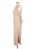 Shein Solid Tan Casual Dress Size M - photo 5