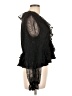 On 34th 100% Nylon Black Long Sleeve Blouse Size L - photo 4