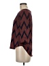 A'gaci Chevron-herringbone Burgundy 3/4 Sleeve Top One size - photo 5