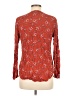 Express 100% Rayon Red Long Sleeve Blouse Size M - photo 2