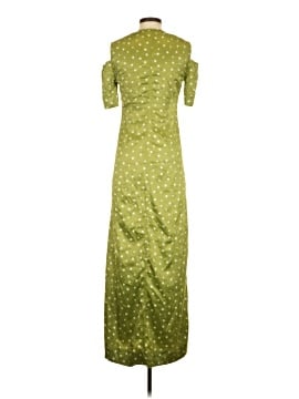 ganni polka dot dress green Checkmate Dress in Green M main image 1