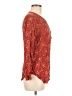Express 100% Rayon Red Long Sleeve Blouse Size M - photo 4