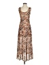 Louna Animal Print Brown Cocktail Dress Size S - photo 1