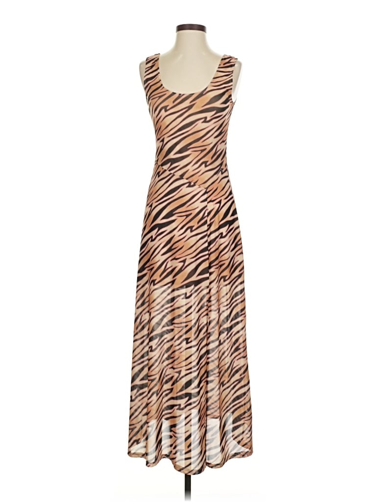 Pre-owned Louna Cocktail Dress In Brown