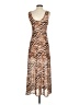 Louna Animal Print Brown Cocktail Dress Size S - photo 2