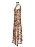 Louna Animal Print Brown Cocktail Dress Size S - photo 5