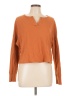 CAbi 100% Cotton Orange Pullover Sweater Size L - photo 1