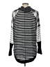 Maurices Stripes Gray Turtleneck Sweater Size L - photo 2