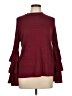 Soprano Burgundy Turtleneck Sweater Size L - photo 1