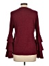 Soprano Burgundy Turtleneck Sweater Size L - photo 2