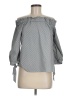 Love Notes 100% Polyester Gray 3/4 Sleeve Blouse Size M - photo 1