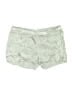 Hard Tail 100% Rayon Metallic Green Gray Shorts Size L - photo 1