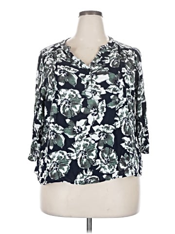 Monday Fun 3/4 Sleeve Blouse (view 1)