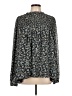 Unbranded Floral Black Long Sleeve Blouse Size L (estimated) - photo 1