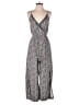 Assorted Brands 100% Polyester Paisley Blue Jumpsuit Size S (estimated) - photo 1