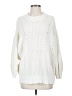 7 For All Mankind White Pullover Sweater Size S - photo 1